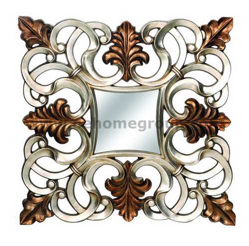 Elgant high quality wood wall mirror for home decoration